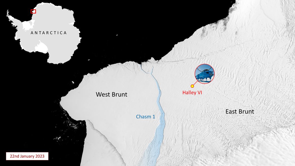 Od Antarktidy se odlomila obří kra třikrát větší než Praha